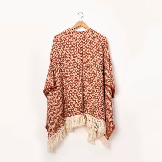 BRONCA Unisex Merino Wool Poncho