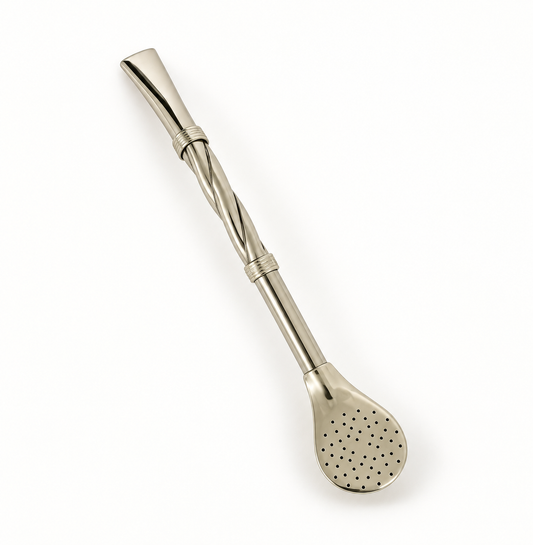 Turned Nickel Silver Bombilla