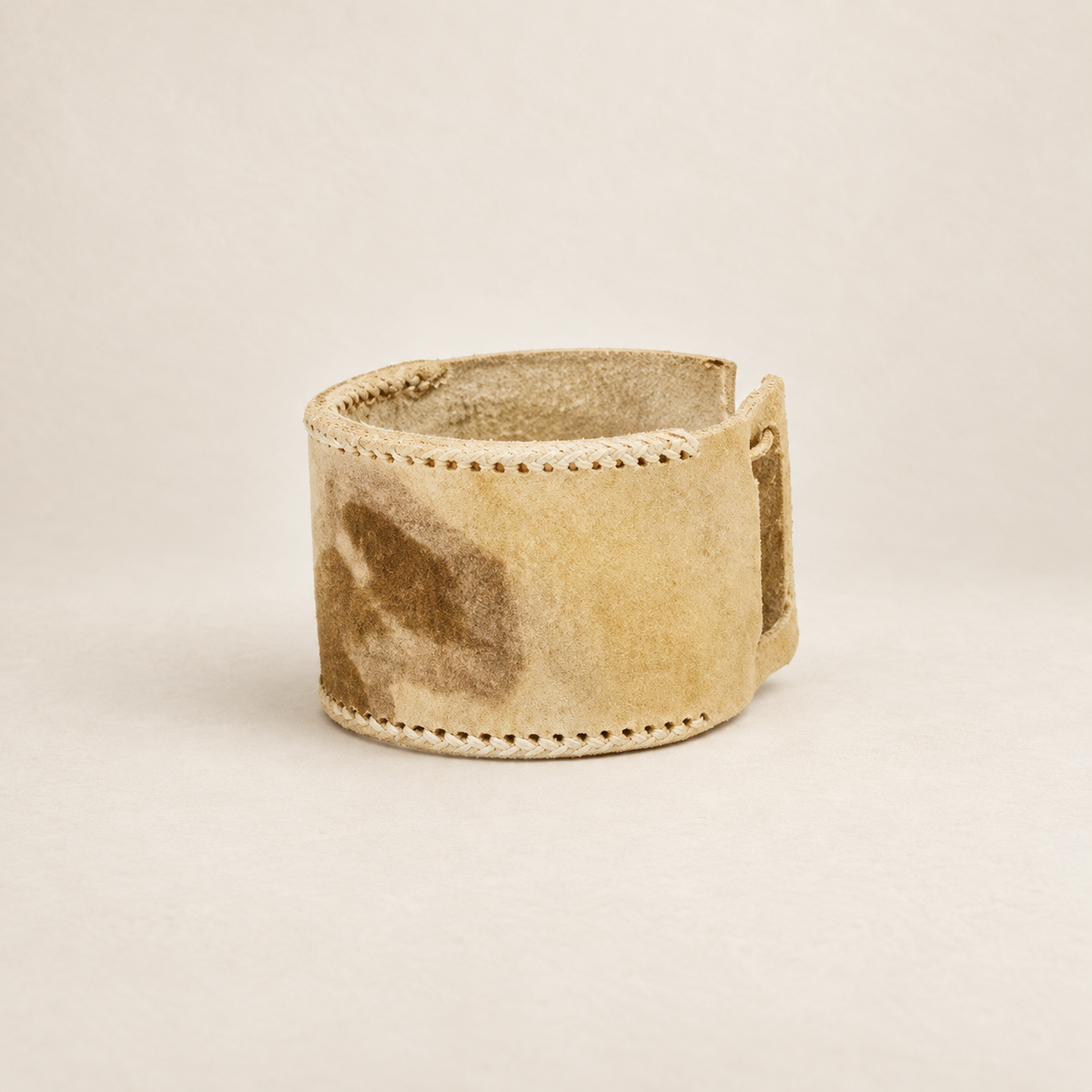 Smooth Raw Leather Mate Holder