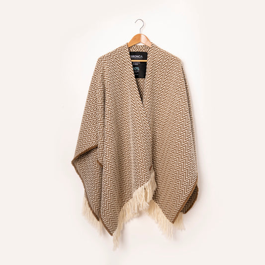 BRONCA Unisex Merino Wool Poncho