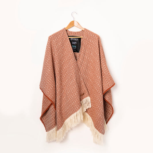 BRONCA Unisex Merino Wool Poncho