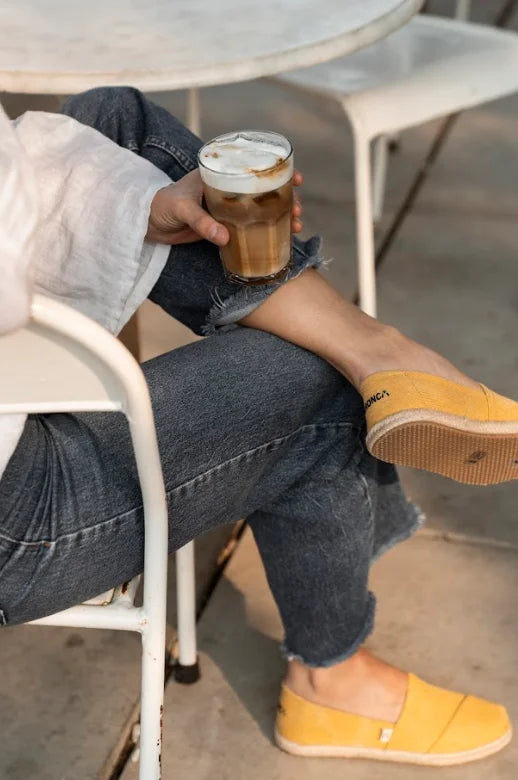 ALPARGATA DARK YELLOW - Espadrilles