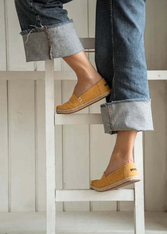 ALPARGATA DARK YELLOW - Espadrilles