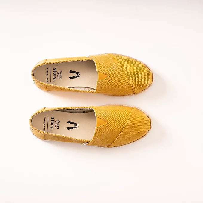 ALPARGATA DARK YELLOW - Espadrilles