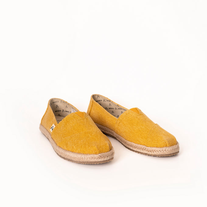 ALPARGATA DARK YELLOW - Espadrilles